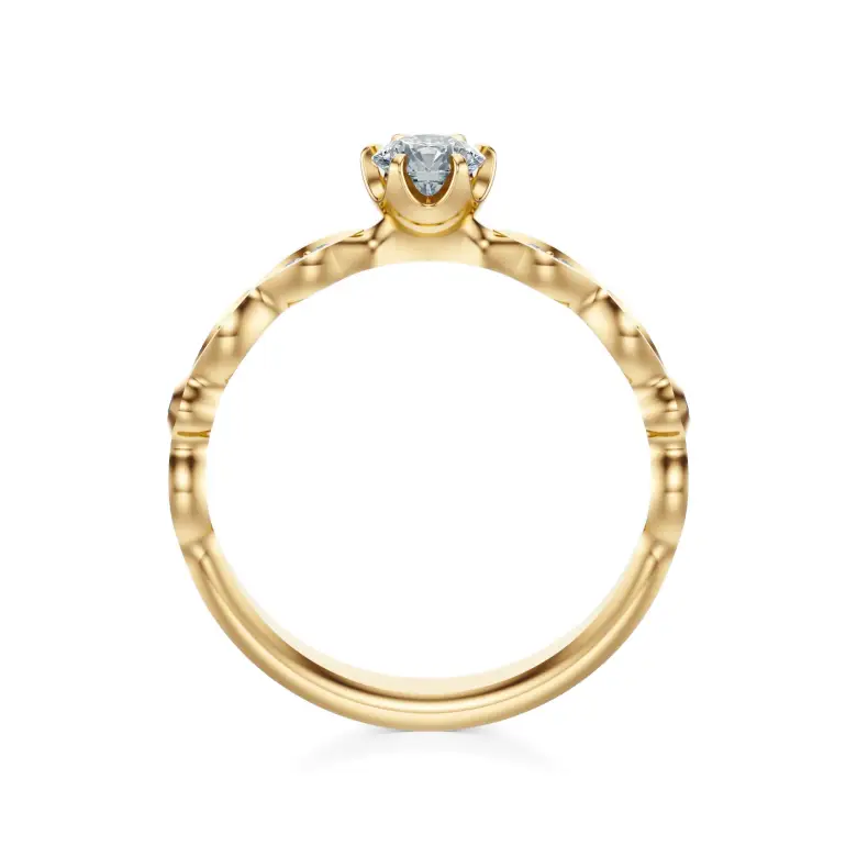 Pierścionek zaręczynowy z diamentami